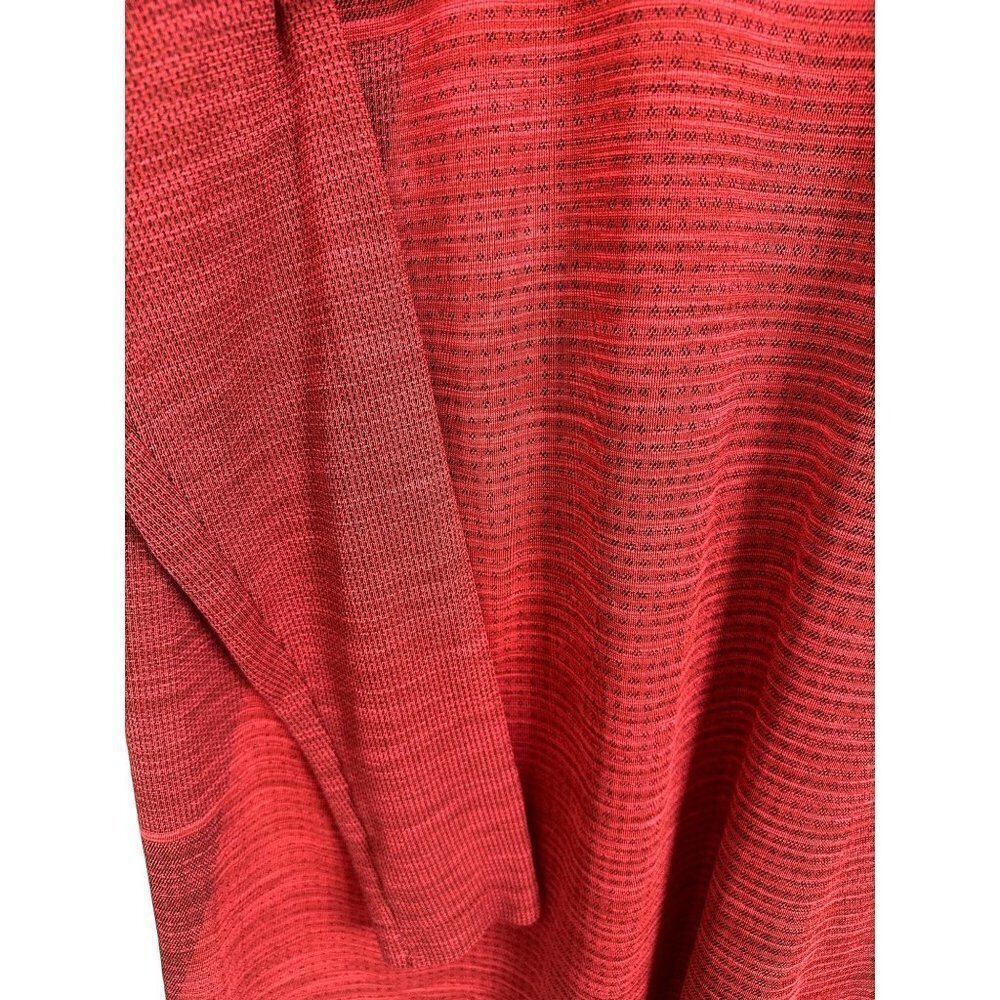 Under Armour Mens Red HeatGear Space Dye Long Sleeve Athletic Shirt Large - Picture 5 of 8